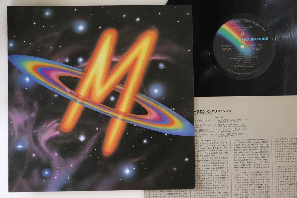 

LP Record M - New York, London, Paris, Munich VIM6214 MCA 1979 Japan Obi Rock Used