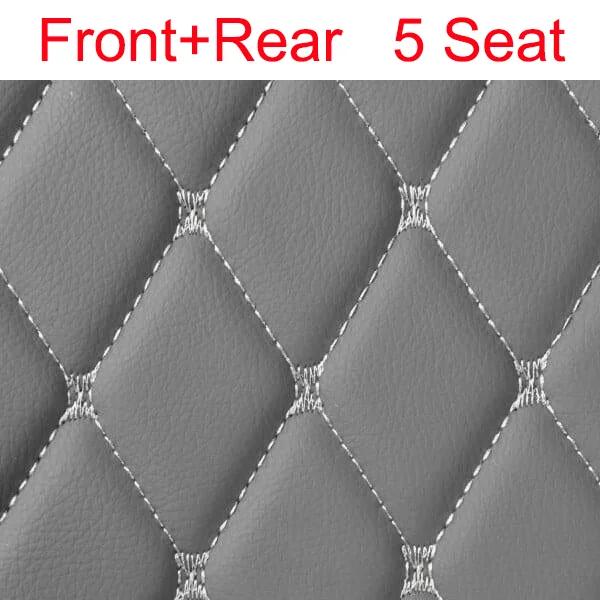 PU Leather Senior Customized Car Floor Mats for Ford F-150 4 Doors 2015-2024 7 Seat Ranger 2018-2024 Car Interior Accessories