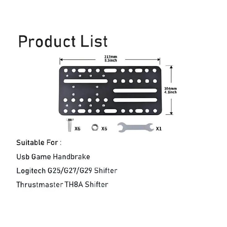 USB Handbrake and Racing Game Shifter Universal Installation Support Board, Suitable for G25/27/29/920/923 T500 (single Board)
