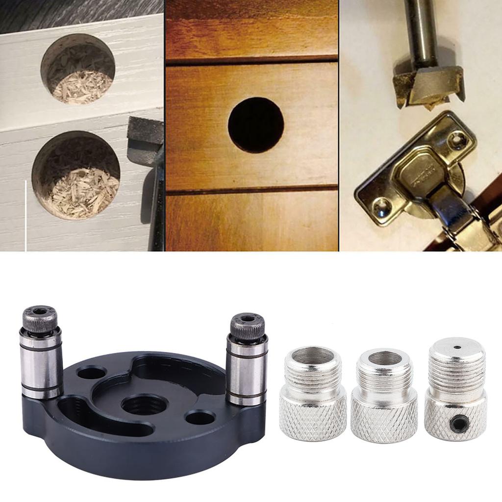 6mm 8mm 10mm Dowel Jig Wood Panel Puncher Hole Drilling Guide Locator Woodworking Tool