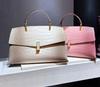 Sacs à main pour femmes en cuir véritable Mode de luxe Dame Sac coquillage à poignée supérieure 2023 Nouveaux sacs à bandoulière croisés à motif crocodile