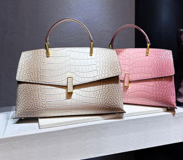 Sacs à main pour femmes en cuir véritable Mode de luxe Dame Sac coquillage à poignée supérieure 2023 Nouveaux sacs à bandoulière croisés à motif crocodile