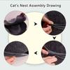 Cat Bed Donut Pet Cat Tunnel Interactive Game Toy Cat Bed Tunnels Indoor Toys Cats House Kitten Training Toy Sports Equipment