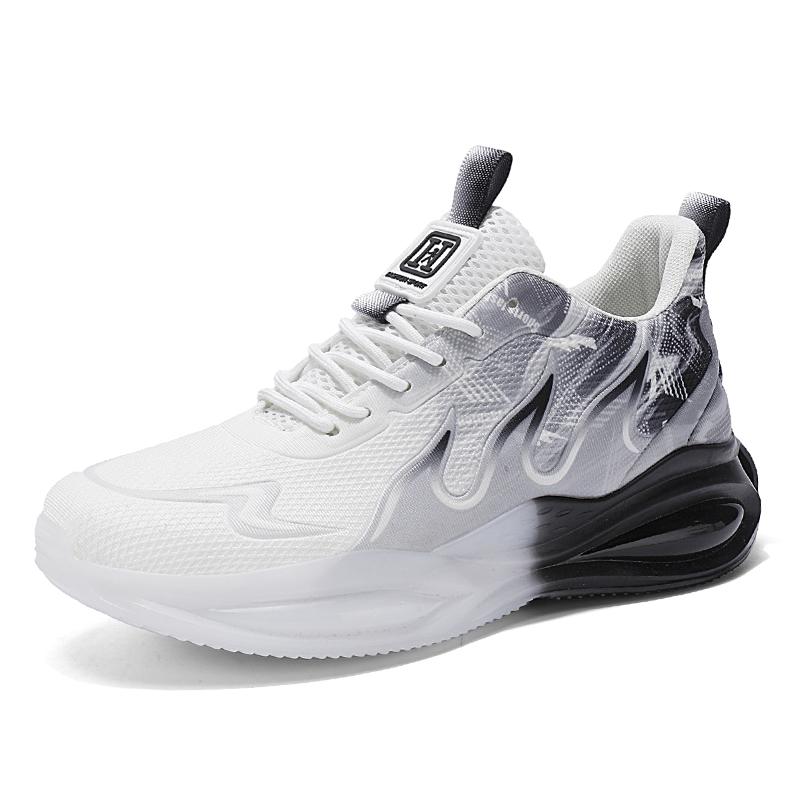 

Men s casual sports shoes are breathable and fashionable. New thick-soled loafers and running shoes for spring and summer 46