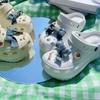 Fashionable Shoe Accessory Set,  with a Shoe Chain Clasp, Removable, Suitable for Sandals and Flip-flops.