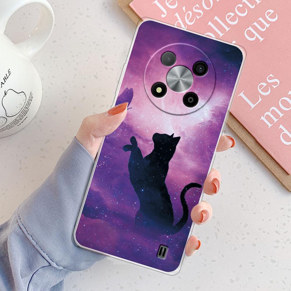 Pour ZTE Blade A73 Coque Pour ZTE Blade A73 5G Housse Mode Transparente Protection Silicone Souple Étui Téléphone Pour ZTE Blade A73 Coque Fundas