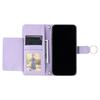 Applicable to iPhone16E multi-functional leather case 17Pro new rhombus small fragrant style card wallet diagonal span portable rope