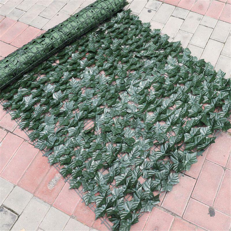 Cerca de Folhas Artificiais de Jardim Rolo de Tela de Cobertura Protegido contra Desbotamento por UV Tela de Privacidade