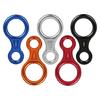 Multiple Use Safety Focused 35KN Figure 8 Climbing Descender, Work Rope Control for Mountaineering Rappelling Adventure