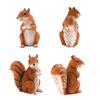 Creative Craft Resin Squirrel Figurine Decoration Funny Squirrel Sculpture Statue Animal Collectible Figurines