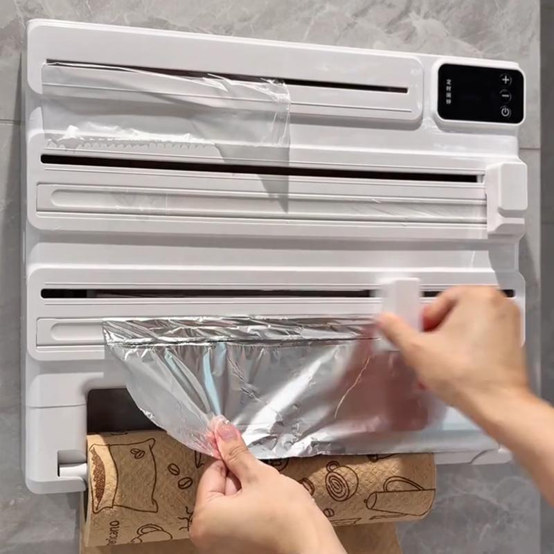 Chuanye Wall-Mounted Kitchen Wrap Dispenser with Roll Holder