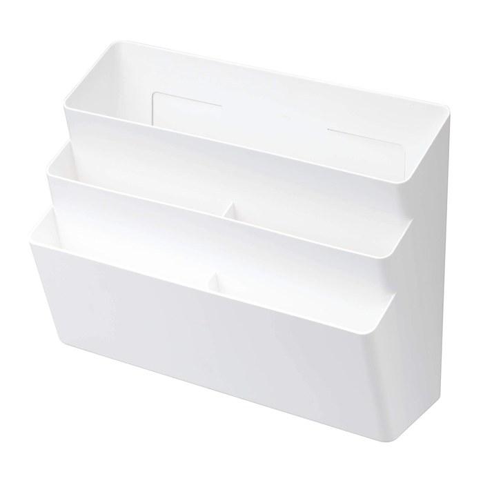 Yamazaki Laundry Storage White Approximately 32 x 13 x 24.5 cm Plate 4443 Approximately W32 x D13 x H24.5 cm