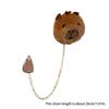 Delicate Cartoon Capybara Lapel Pin Unique Brooch Fashion Accessories Capybara Badge Pin Perfect Gift for Birthdays