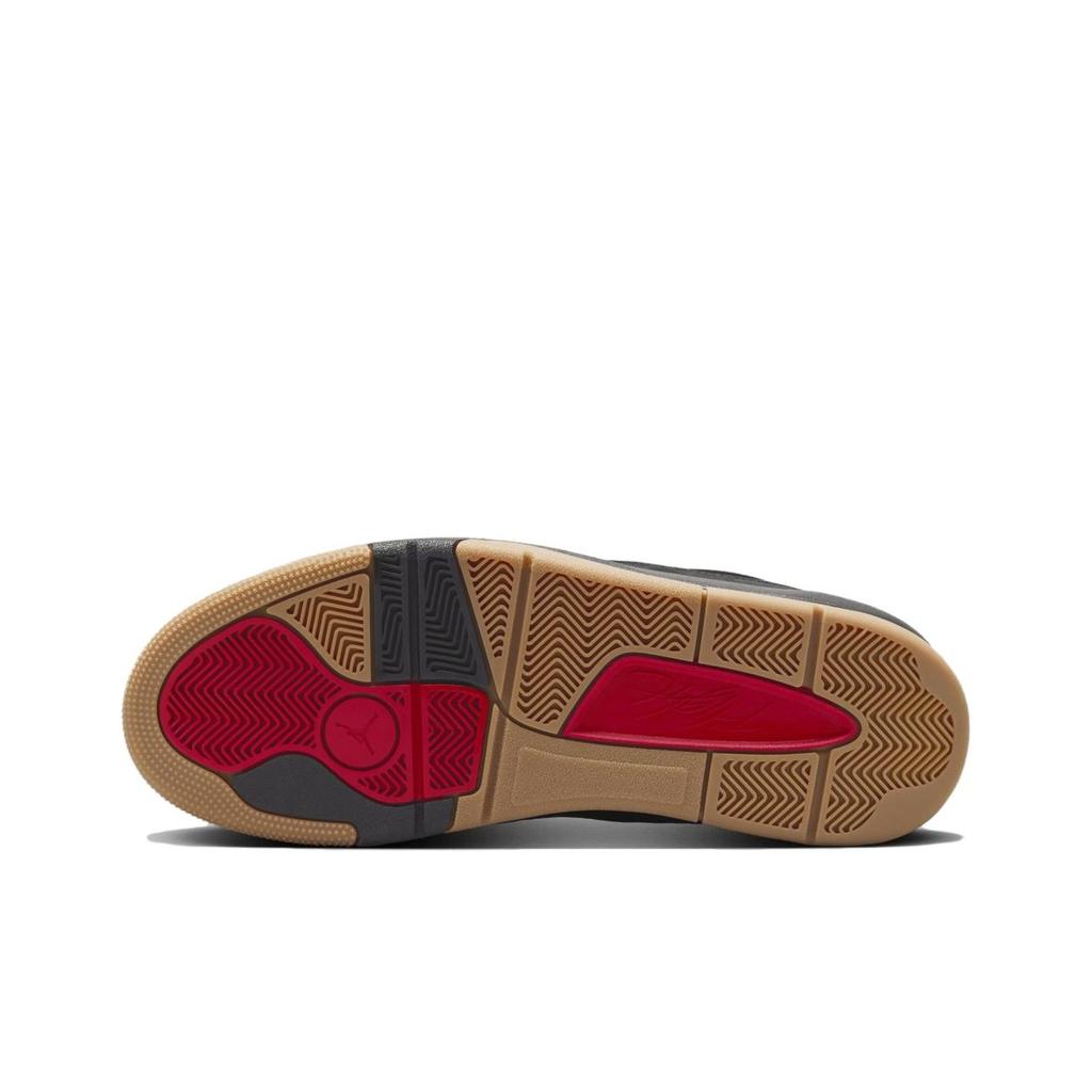 Air Jordan Flight Court Black Red Gum Unisex Sneakers Gum-Medium-Brown Varsity-Red HF3255-001
