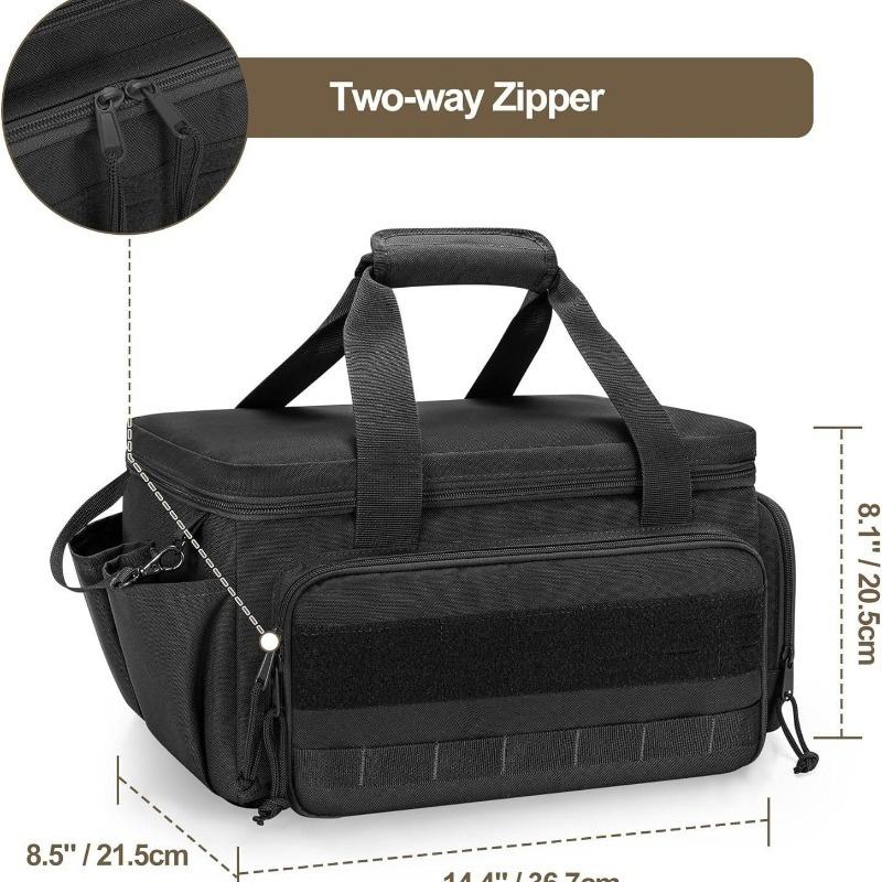 Heavy-Duty Tool Backpack, 14 Interior, Reinforced Zipper, Contractor Work Organizer чёрный