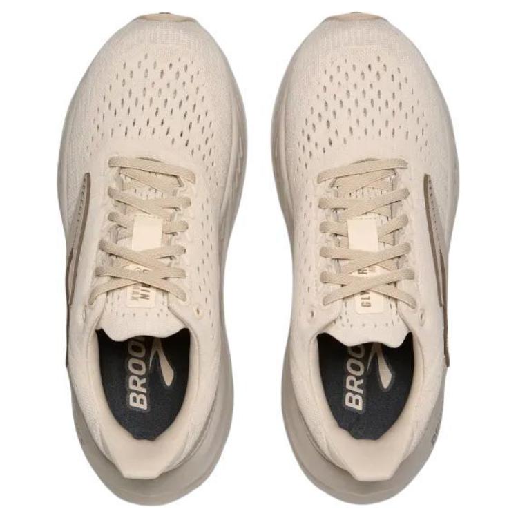 Brooks Glicerina Max Mandorla Pesca London Fog Sneakers Donna Bianco Crema 120436-1B-208