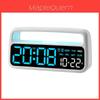 Despertador Digital Minimalista Moderno Com Display Led E Data Para Decoração de Quarto