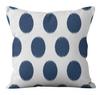 Simple Blue Printed Pillowcase Car Ornaments Office Living Room Home Pillowcase