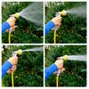 Einziehbarer Gartenbewässerungskit 7-in-1 Autowaschset Hochdruck-Wasserschlauch Außenreinigung