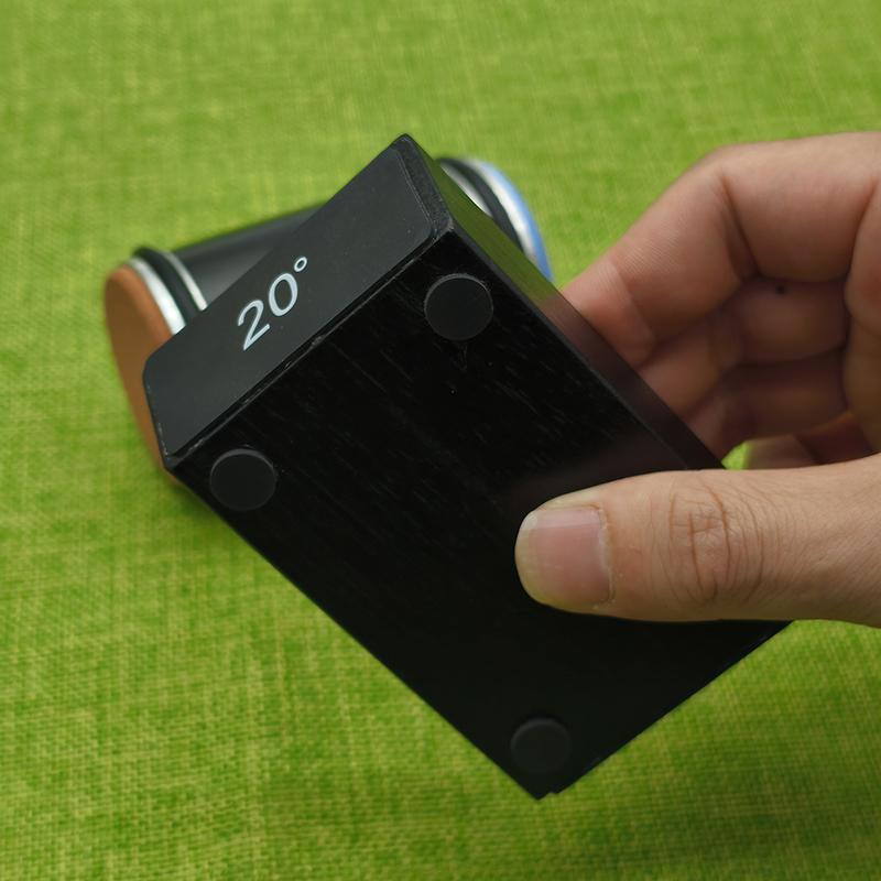 Brousek na nože s válečkem, oboustranný diamantový brousek, magnetický úhlový váleček 15-20°, pro kuchyň