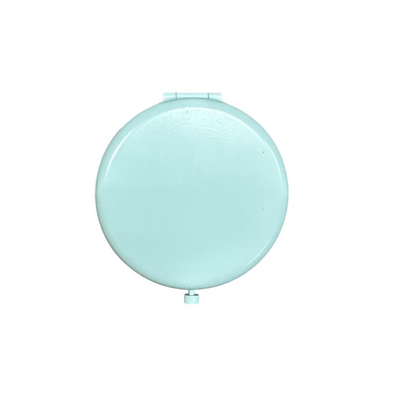 Flip Open Folding Compact Mirror, Zinc Alloy Portable Vanity Mirror for Purse Travel, Small Pocket Makeup Tool