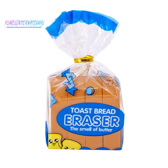 4 Adet/takım Kalem Silgi Sevimli Karikatür Yüksek Tokluk Traceless Emek Tasarrufu Silin Temiz Noel Hediyesi Komik Tost Ekmeği Çocuklar Silgi Okul Malzemeleri