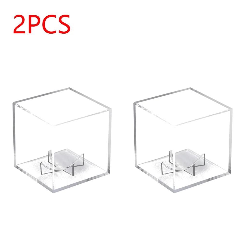 Clear Baseball Box Display Acrylic Transparent Baseball Organizer Case Dustproof UV Protection Perfit For Memorable Collection
