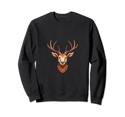 Hirsch, Deer Head Sweatshirt