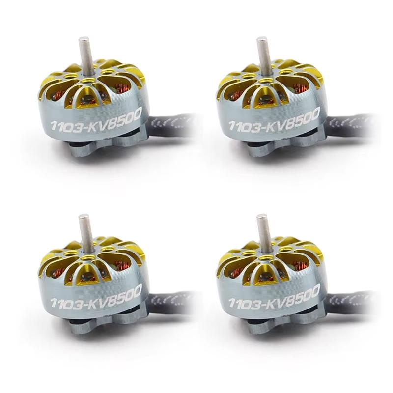 4pcs SPARKHOBBY XSPEED 1103 8500KV 2~3S Lipo Brushless Motor 9N12P 1.5mm Shaft For Gemfan HQprop 65mm Propeller Tinywhoop Drones