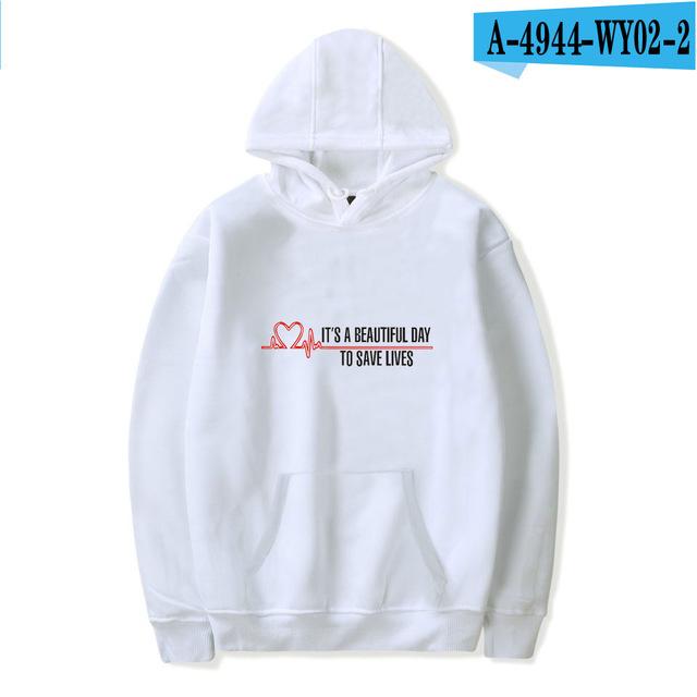 Harajuku Gray's Anatomy Tumblr Greys Anatomy printed Hoodies Sweatshirts Men/Women Comfortable Sweatshirt Adult/Child Pullovers