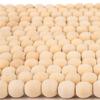 A74E-3X 9 Foot Natural Wood Bead Christmas Garland Wooden Christmas Tree Garland Perfect For Rustic Natural Country Farmhouse