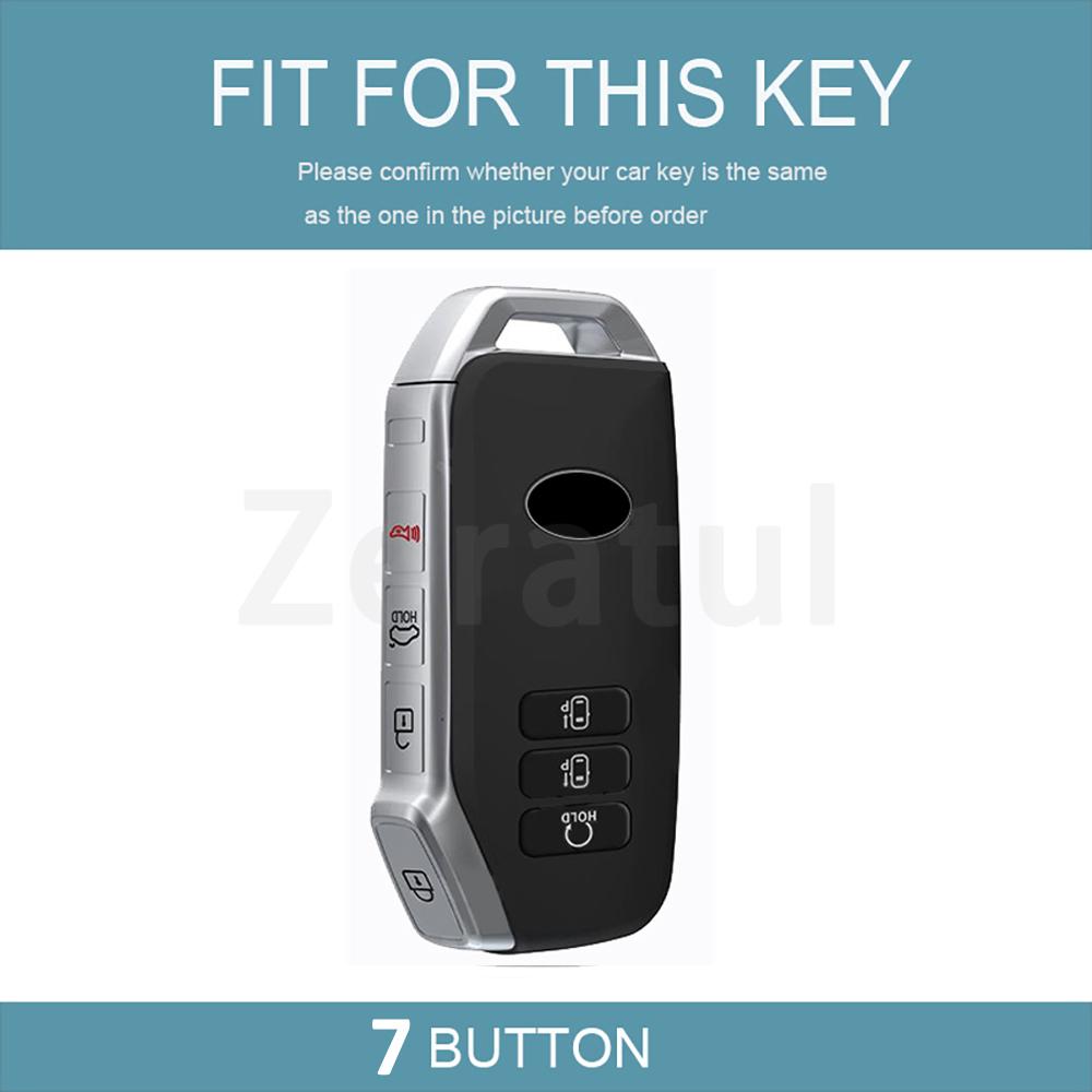 Auto Car Tpu Keyless Shell Key Fob Cover For Kia Sportage , Sorento Mq4, Ev6, Gt-Line K8 V6 , Niro Hybrid Accessories