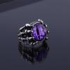 Fashion Creative Evil Eye Rings for Men Women Personality Male Punk 4 Colors Ring Jewelry Men's Bar Night Club Accessories Gifts