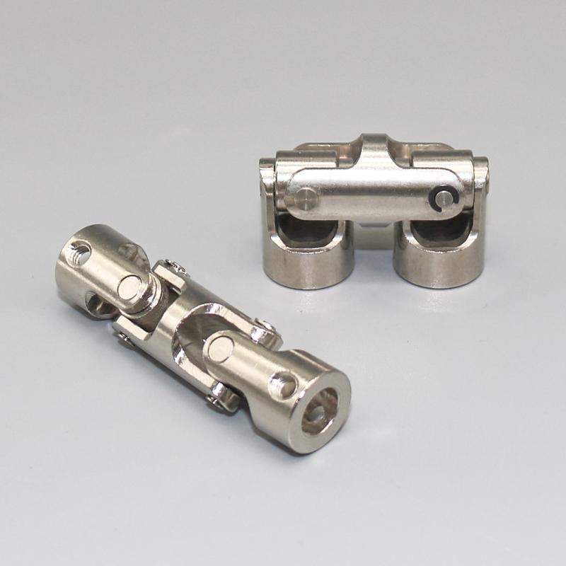 RC Boat Car Shaft Coupler Metal Cardan Joint Connector Three-section Universal Joint Coupling Motor Connector with Screws