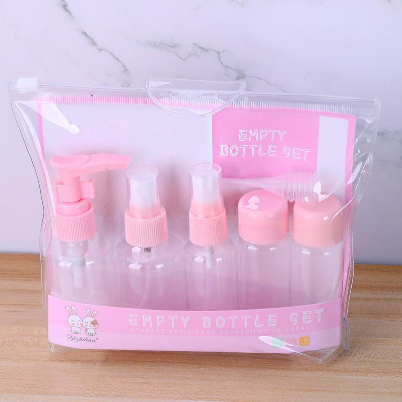 Travel Size Multi-piece Skincare Set Portable Containers Cosmetic Skincare Liquid Toiletries Bottle