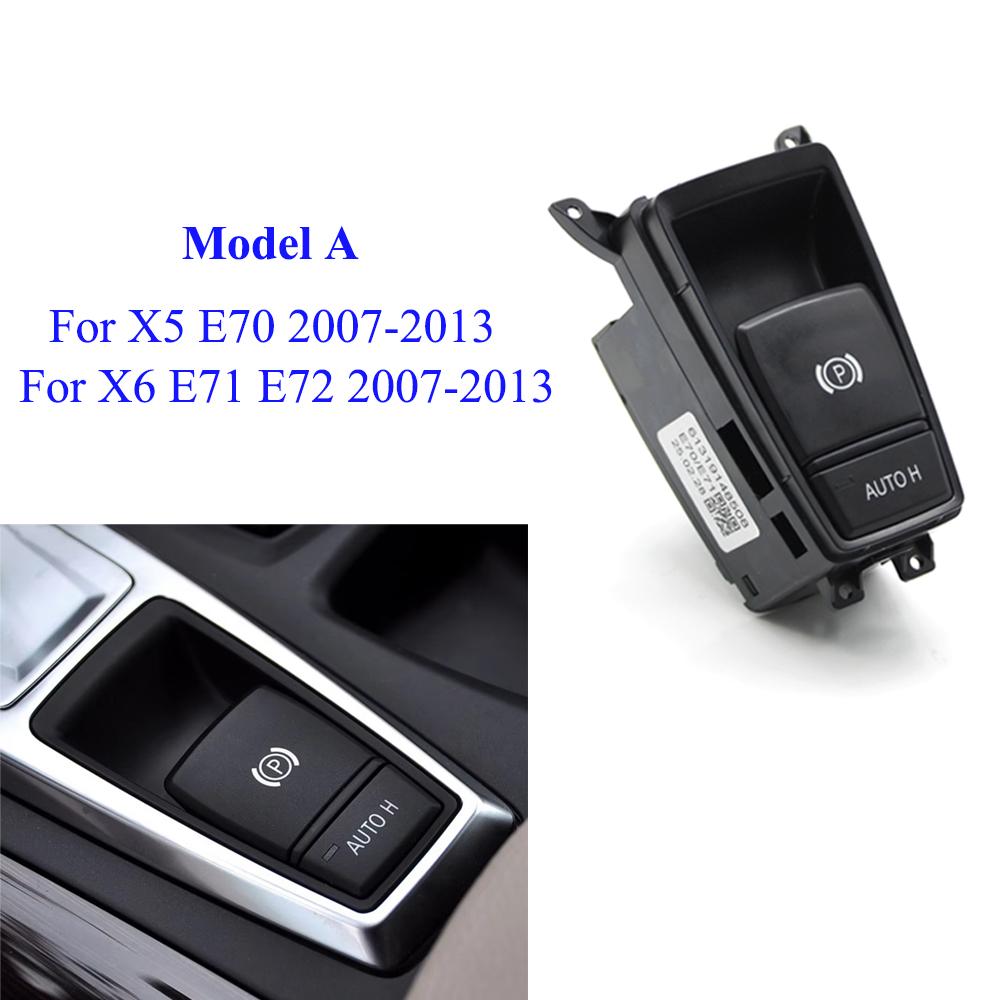 Car Electronic Handbrake Parking Control Switch Auto P H Hold Button Key Assembly for BMW X5 X6 E70 E71 E72 F15 F16 61319148508
