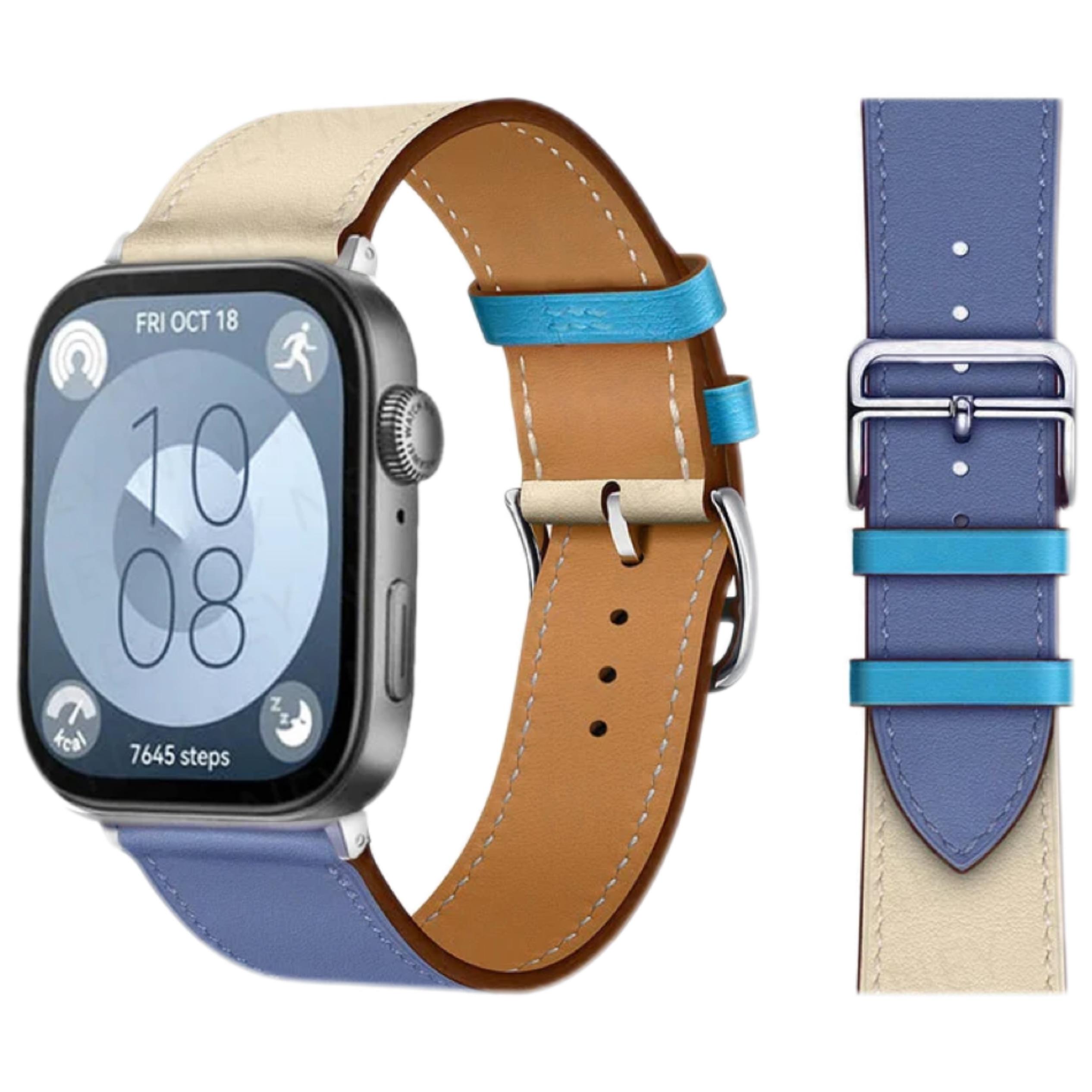 

Кожаный ремешок для Huawei Watch Fit 4 Pro, ремешок для смарт-часов, сменный спортивный браслет в стиле ретро, correa Huawei Fit 4 3 2 1, аксессуары For huawei Fit 3