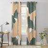 Ginkgo Leaf Pattern Bedroom High Curtains Children Room Home Shading Window Drape Living Curtain Blackout Made Of Polyester Great Treatment