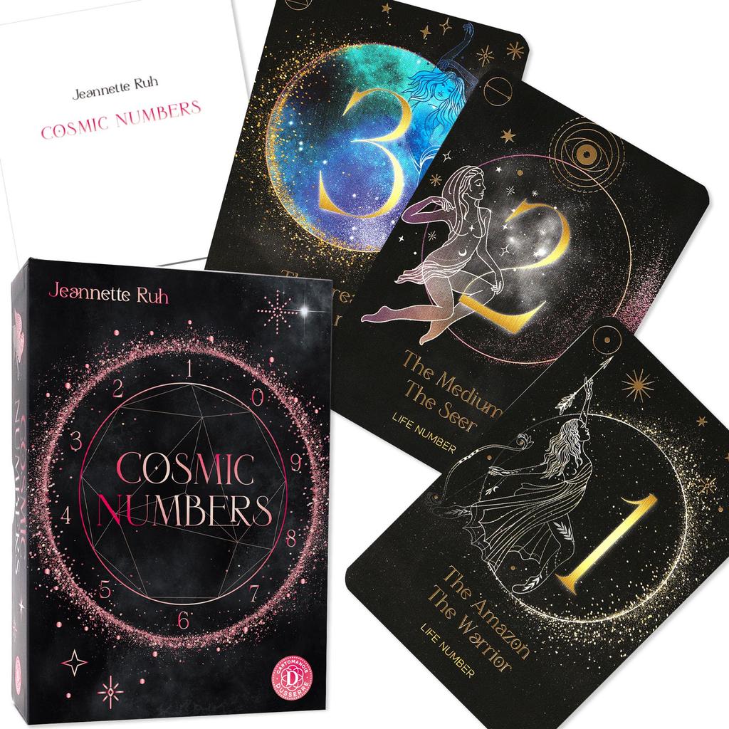 Cosmic Numbers Oracle Cards with Japanese Astrology (Authentic) Instructions, Numerology,