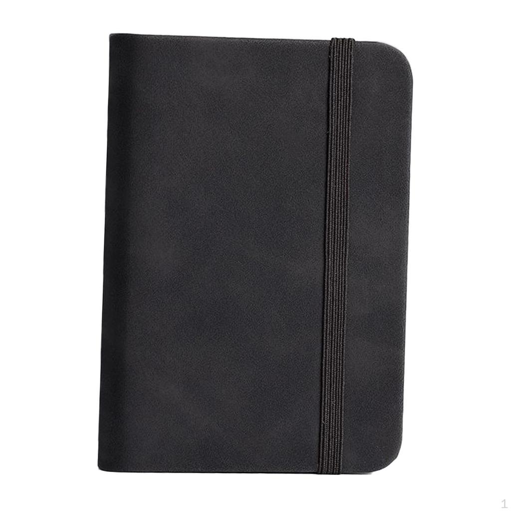 Pocket Notebook A7 Note with Elastic Band 100 Sheets Gift Lined Pad Small Daily