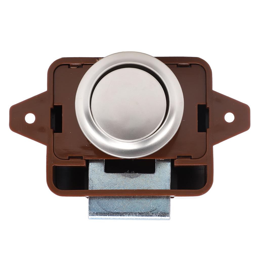 Cabinet Push Button Latch Stylish Look Keyless Cupboard Door Push Button Lock Latch for RV Yacht Motorhome Campervan