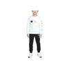 Nike Kids  Knitted Sports Pants Casual Solid Color Mid Waist Tapered Fleece Thick Black Kids Bottoms FD4985-010