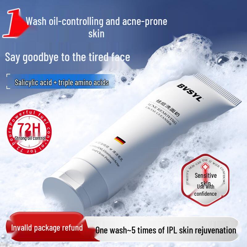 

BVSYL Anti-Acne & Oil Control Facial Cleanser