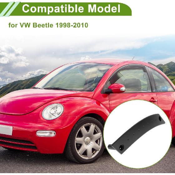 Front Driver Side Door Panel Handle Pull Trim Cover for VW Beetle 1998-2010 Inner Door Handle Door Pull Handle Cover No.1C0867171A2QL Black ABS 1 Set