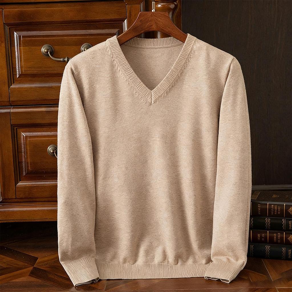 Pánské Dámské vysoce kvalitní podzimní zima pletený svetr svetr s výstřihem do V Dlouhý rukáv Topy Halenka Společenské oblečení Košile Košile Pro muže