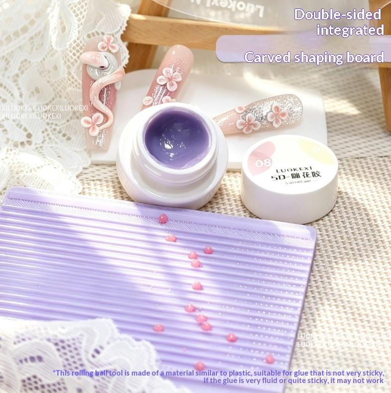 2-4mm Rubbing Strip Ball Mould Soft Ceramic Optional Diameter Non-Toxic Craft Supply for DIY Phone Case Decor Making