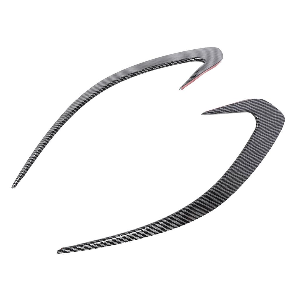 Rear Bumper Spoiler Air Vent Cover Sporty Style Exterior ABS Rear Side Splitter Air Vent Frame Trim Replacement Fo