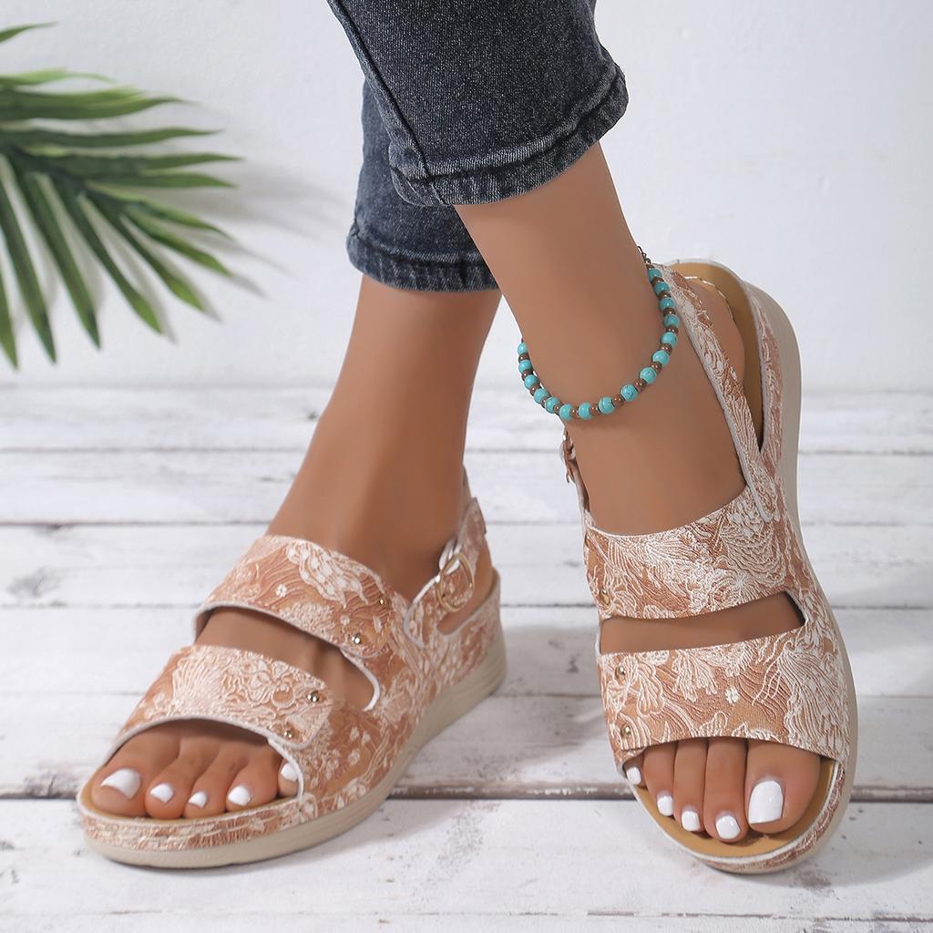 Fashion 2025 Fashion Women Sandals Summer Casual Platform Wedge Sandals Anti-slip Comfortable Open Toe Women Shoes Zapatos De Mujer