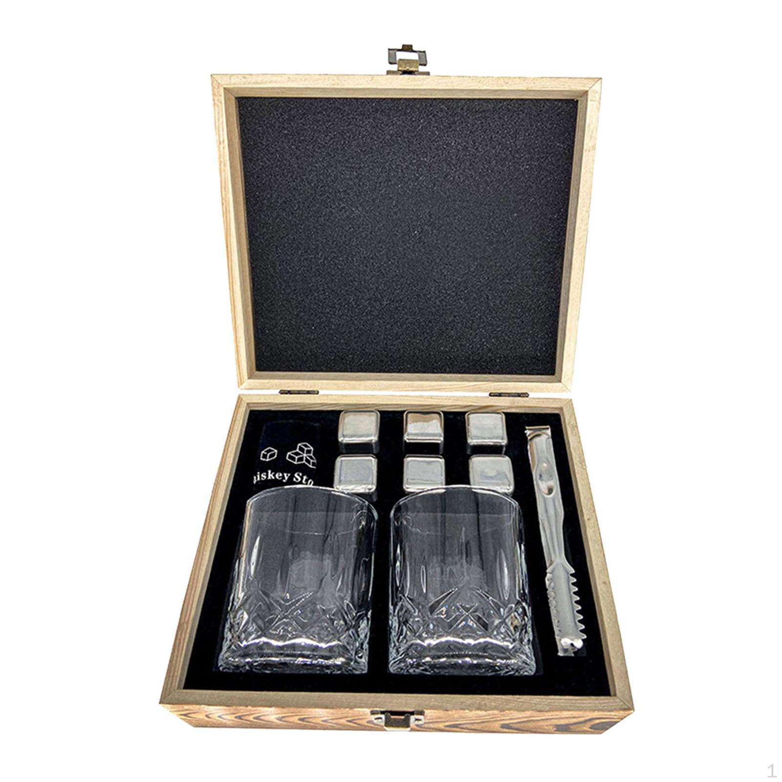 Stainless Steel Ice Cubes, Cocktail Stones, Reusable, Beverage Chilling Stones Cube for