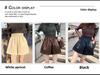 2023 Autumn/Winter Women's High-Waist PU Leather A-Line Shorts: Fashionable, Loose-Fit, Wide-Leg Korean Style